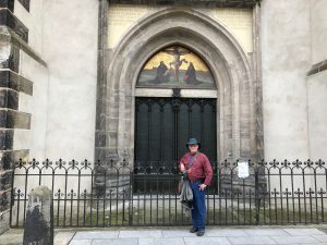Steve at Wittenberg Door in Germany